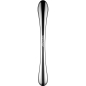 Preview: SATISFYER - COSMIC CREST 1 DOUBLE DILDO MADE OF STAINLESS STEEL