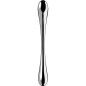 Preview: SATISFYER - COSMIC CREST 1 DOUBLE DILDO MADE OF STAINLESS STEEL