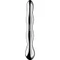 Preview: SATISFYER - COSMIC CREST 2 DOUBLE DILDO MADE OF STAINLESS STEEL