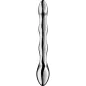 Preview: SATISFYER - COSMIC CREST 2 DOUBLE DILDO MADE OF STAINLESS STEEL