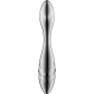 Preview: SATISFYER - PURE GRAVITY 3 EDELSTAHL DOPPELENDELLER DILDO