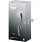 Preview: SATISFYER - STAR FORCE 1 DOUBLE DILDO MADE OF STAINLESS STEEL