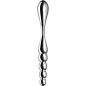 Preview: SATISFYER - STAR FORCE 1 DOUBLE DILDO MADE OF STAINLESS STEEL