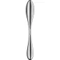 Preview: SATISFYER - STAR FORCE 3 STAINLESS STEEL DOUBLE DILDO