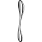 Preview: Silver, curved metal rod with a smooth surface, symmetrically shaped.
