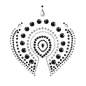 Preview: Flamboyant Schwarz Silber | Bijoux