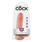 Preview: 7" Dildo Mit Bällen Flesh 17,8cm | King Cock