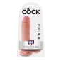 Preview: 8" Dildo Mit Bällen Flesh 20,3cm – King Cock