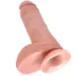 Preview: 8" Dildo Mit Bällen Fleisch 20,3cm – King Cock