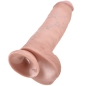 Preview: 11" Dildo Mit Bällen 28cm Hautfarben | King Cock