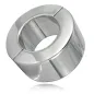 Preview: Silver, cylindrical metal ring with a smooth surface and reflective shine.