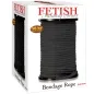 Preview: Packaging of a black bondage rope reel, 200 feet (60.96 meters), Fetish Fantasy Series.