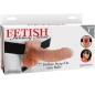 Preview: 7 hollow Strap On Mit Kugeln 17.8cm Fleisch | Fetish Fantasy