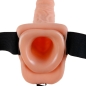 Preview: 11“ Hollow Strap On Vibrieren Mit Bällen 27,9cm Fleisch | Fetish Fantasy