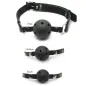 Preview: Three black gags in different sizes: large, medium, small, with adjustable straps and holes.