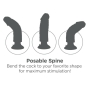 Preview: 17.78cm Vibrierendes Cockfleisch | King Cock