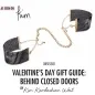 Preview: Black Metallic Mesh Handcuffs – Bijoux
