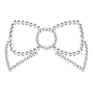 Preview: Mimi Bogenabdeckungen Silber | Bijoux