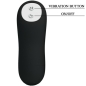 Preview: Silikon Analplug Extrastimulierend 12 Vibrationsmodi Schwarz | Pretty Love