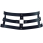 Preview: Maze Wide Belt Und Halten Schwarz | Bijoux