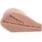 Preview: Realistic anus and vagina with tattoo and vibration