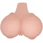 Preview: A skin-colored silicone model with two large, round shapes and an opening at the bottom.