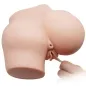 Preview: Realistic anus and vagina with vibration for double the pleasure