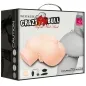 Preview: Realistic anus and vagina with vibration for double the pleasure