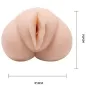 Preview: Masturbator Waterskin Vagina Mit Vibrierenden Kugeln – Crazy Bull