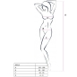 Preview: Bs013 Bodystocking Rot OneSize | Passion