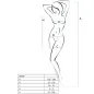 Preview: Bs026 Bodystocking Dress Style Weiss Os – Passion