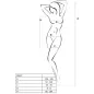 Preview: Bs027 Bodystocking Dress Style Rot Os – Passion