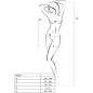 Preview: Bs027 Bodystocking Dress Style Schwarz OneSize | Passion