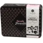 Preview: Schwarze Box mit rosa Punkten, Aufschrift "Secret Pleasure" und "Secret Bondage", enthält Bondage-Accessoires.