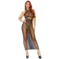 Preview: Halfter Doppelnetz Rückenloses Kleid – Leg Avenue