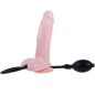 Preview: Realistischer Aufblasbarer Dildo Mit Saugnapf 19,3cm | Baile