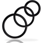 Preview: Set Anillos Pene Schwarz  | Addicted Toys