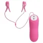 Preview: Nippelklemmen Mit Vibration Und Strom - Fuchsia