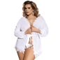 Preview: Weisse Babydoll Mit Fringe | Subblime