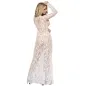 Preview: Kleid Mit Langen Ärmeln Weiss S/M – Subblime