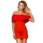Preview: Kurzes Kleid + Thong Red S/M | Subblime