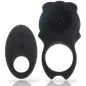 Preview: Two black silicone rings, one with bumps and the other with buttons, on a white background.