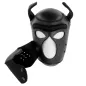 Preview: Neoprene Dog Mask with Detachable Muzzle M – Darkness