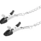 Preview: Black Collar with Nipple Clamps – Darkness