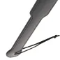 Preview: Close-up of a black leather strap with a loop at the end.
