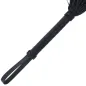 Preview: Black leather handle with loop, part of a whip or similar object.