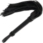 Preview: Schwarze Bondage Peitsche Aus Leder 42cm | Darkness