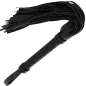 Preview: Black Leather Bondage Whip 42cm – Darkness