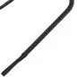 Preview: Schwarze Bondage Peitsche 210cm – Darkness