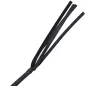 Preview: Schwarze Bondage Peitsche 210cm – Darkness